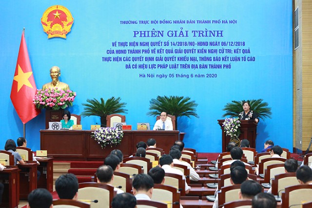 Khai mạc Phiên giải trình của Thường trực HĐND Thành phố 